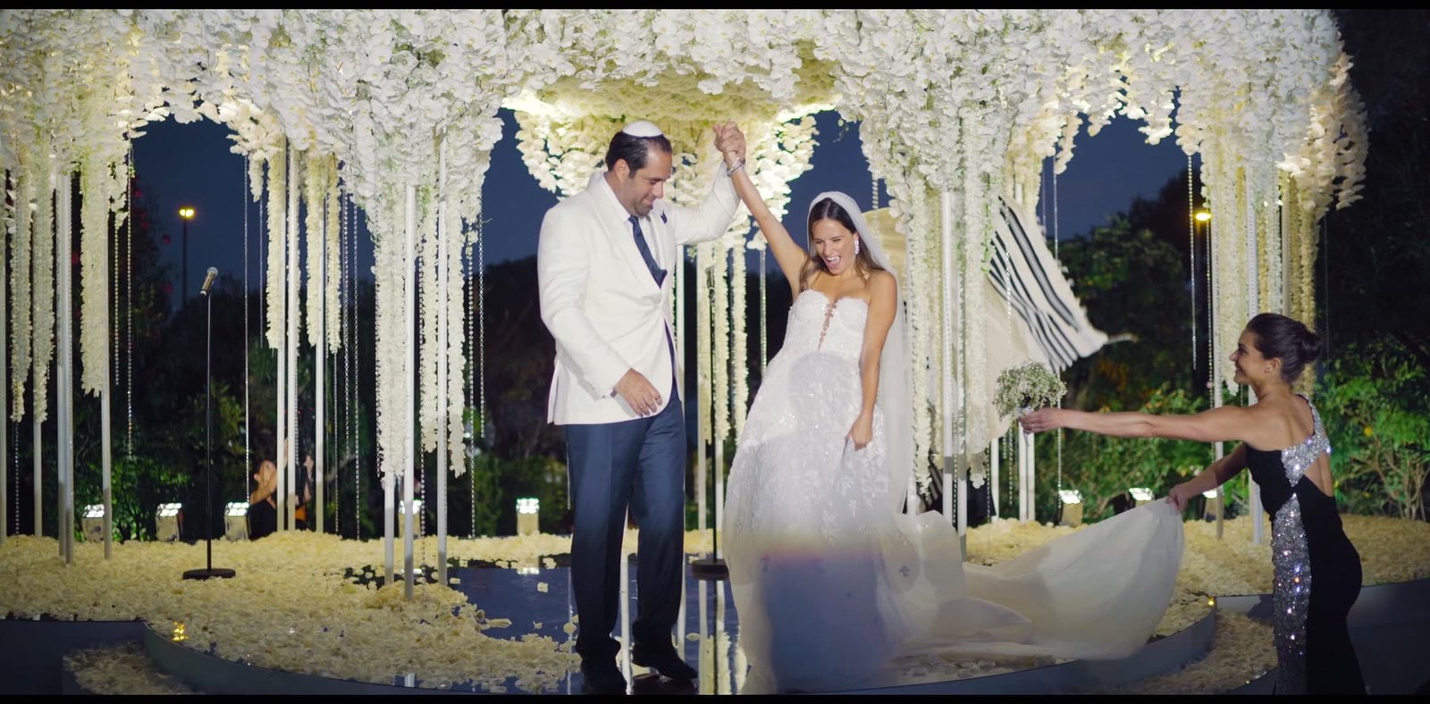 A luxury American wedding celebration filmed by Chromata Films