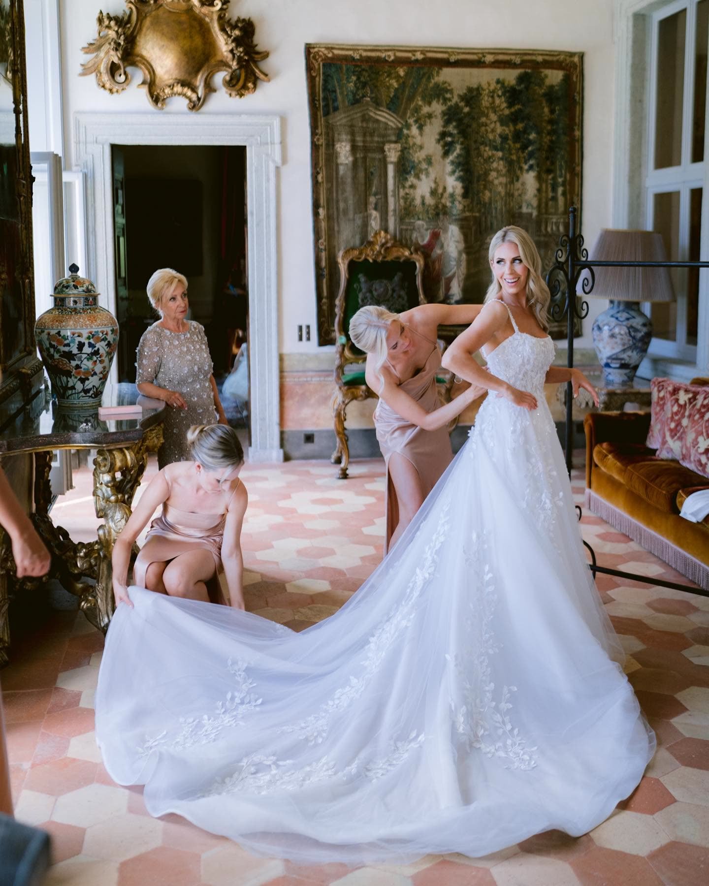 Jasmiina and Tuukka Rask — The Most Elegant Wedding at Villa Balbiano, Lake Como — Chromata Films