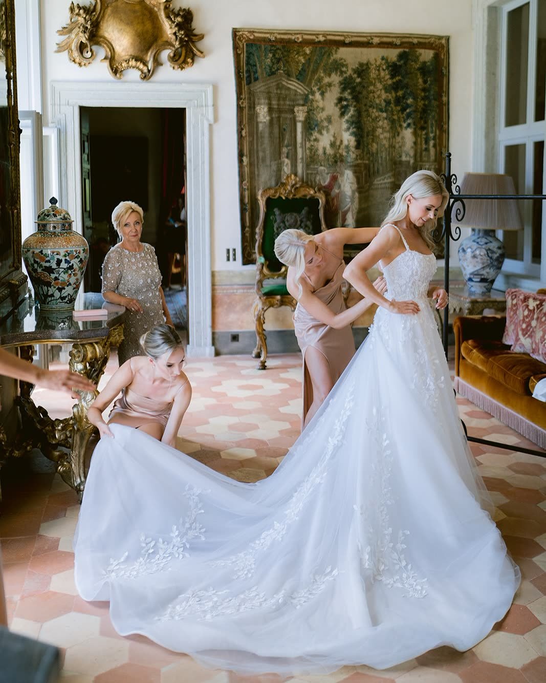 Jasmiina and Tuukka Rask — The Most Elegant Wedding at Villa Balbiano, Lake Como — Chromata Films